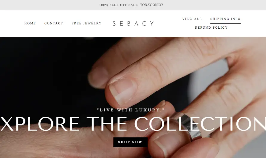 Sebacy Jewels Review 2023: Is sebacyjewels.com a genuine jewelry store or a scam? Check!