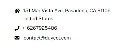 Duycol contact address