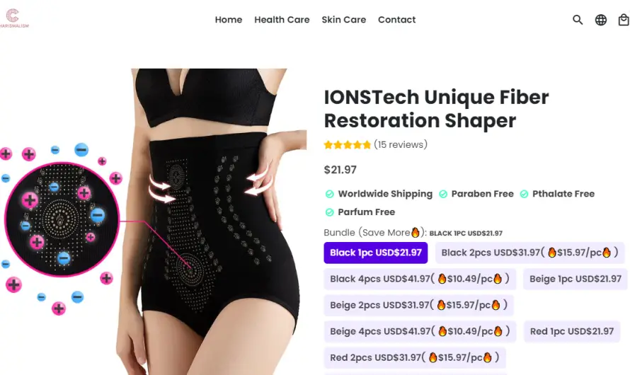 IONSTech Unique Fiber Restoration shaper Review 2023: Is it an effective fat burner? Check!