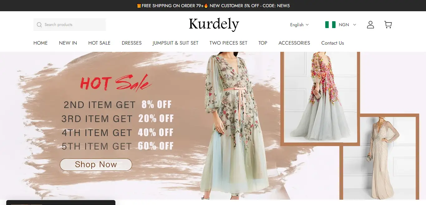 kurdely store website