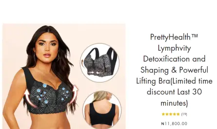 PrettyHealth Lymphvity Detoxification and Shaping Bra