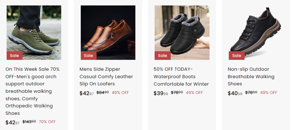 minilone shoes sold at ridiculous discounts