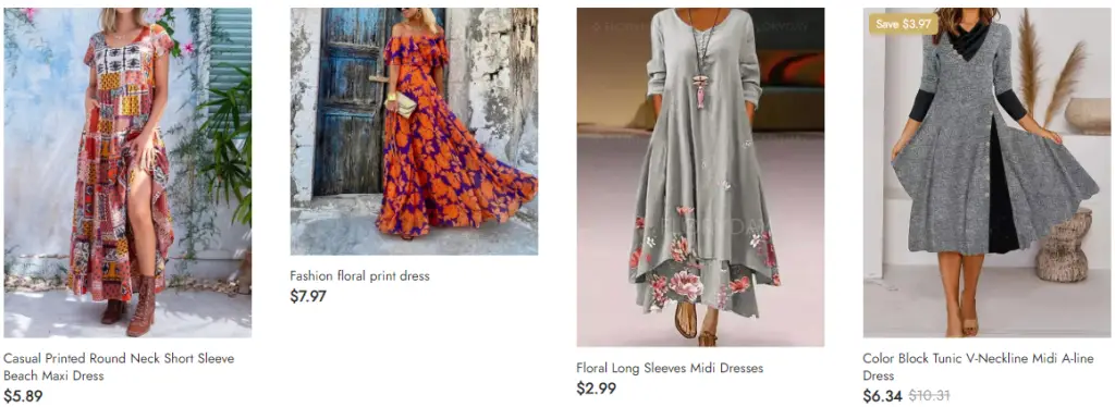 dresses sold at piliappa.com at a ridiculous discount