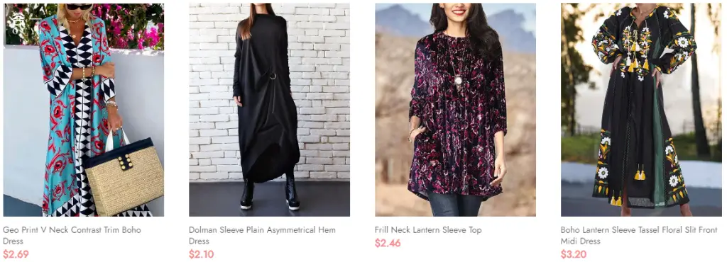 clothes sold at scrayshe.com at a ridiculous discount