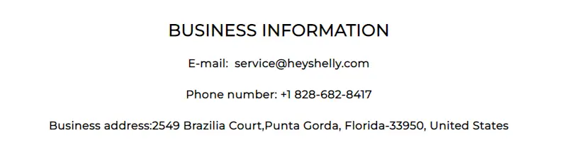 heyshelly store contact address