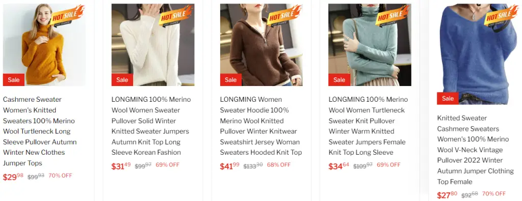 clothes sold at proudtall.com