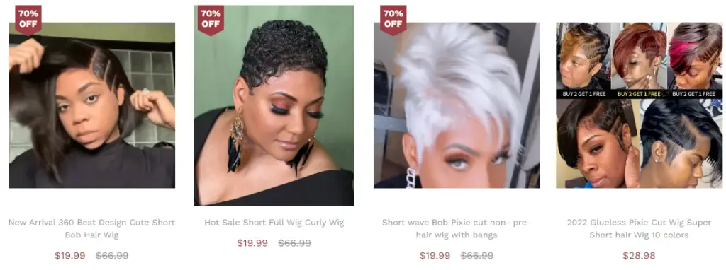 wigs sold at sovewig store