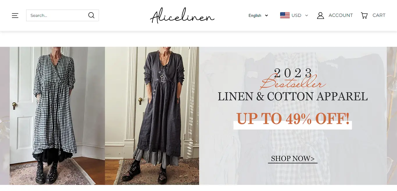 alicelinen.com