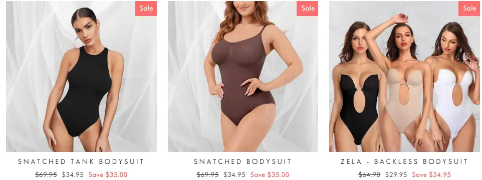 bodysuits sold at shopzelanow.com