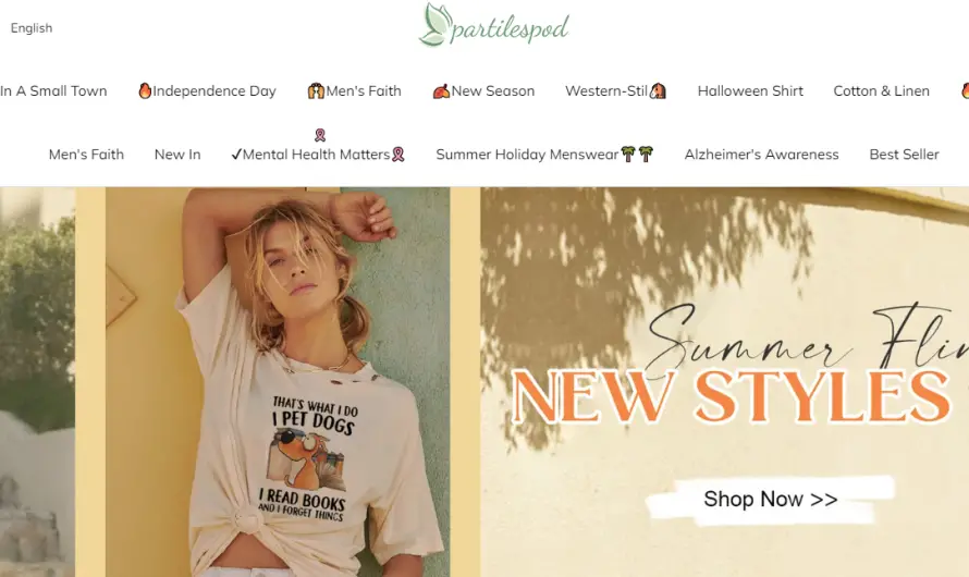 Partilespod Review 2023: Genuine store for quality wears or scam? Check!