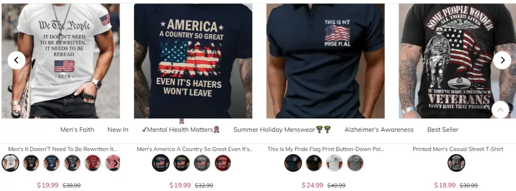 clothes sold at partilespod store