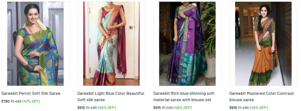 clothes sold at sareebit store