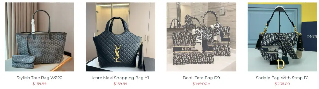 bags sold at luveny store