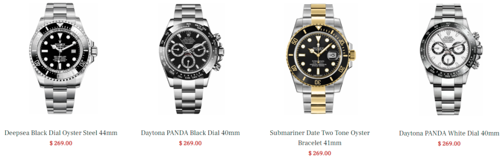 wristwatches sold at ufgqac store
