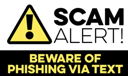 Phishing scam alert