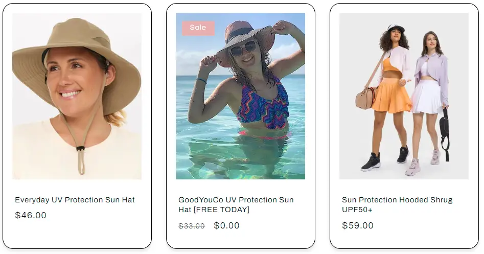 products sold at goodyouco store