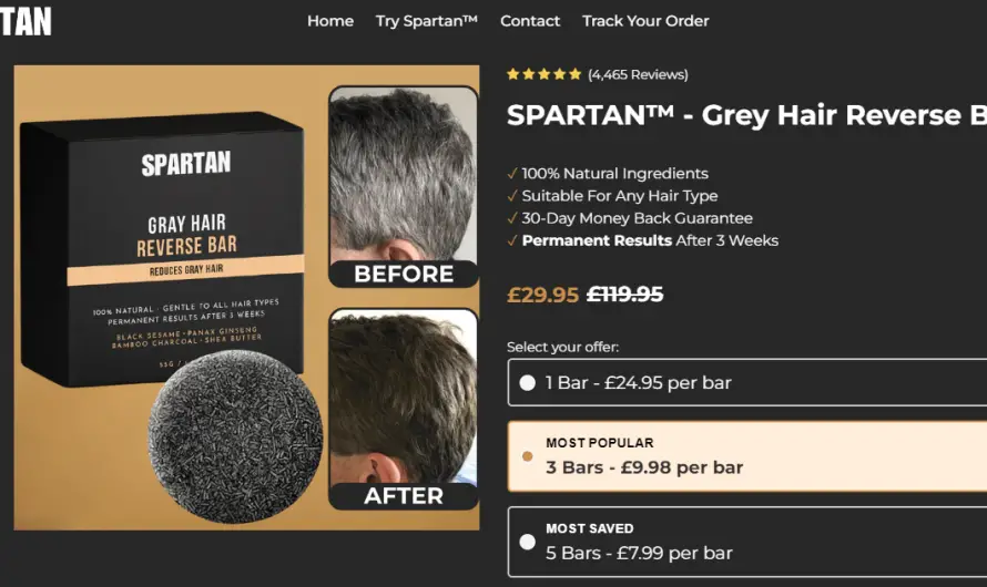 Spartan Grey Hair Reverse Bar Review: Is This Hair Treatment Truly Effective? Read Before Buying!