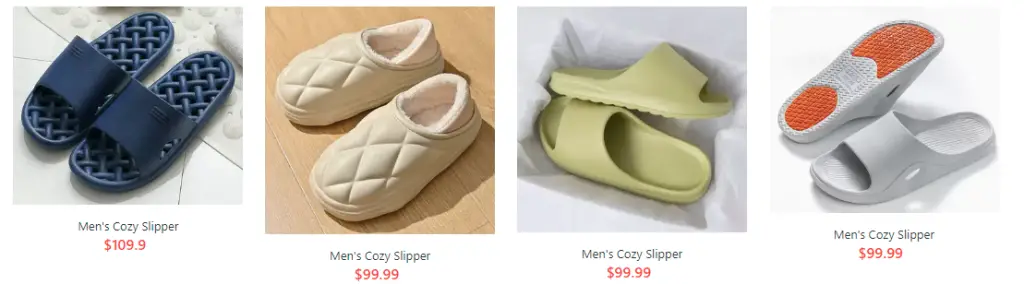 slippers sold at casyyay.com