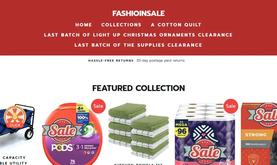 Fashioinsale Review: Are Quality Products Sold In This Store? Check!