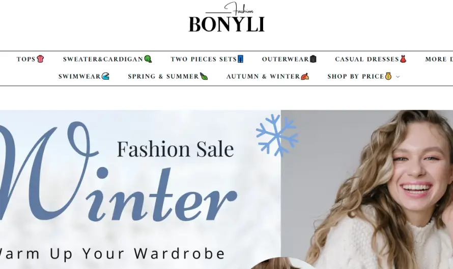 Bonyli Review: Genuine Store For Trendy Wears Or Scam? Find Out!