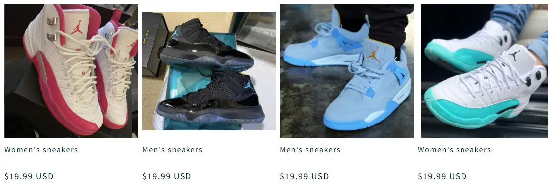 sneakers sold at legendmill.com