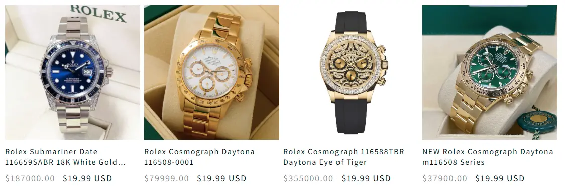 wristwatches sold at shackovital.com