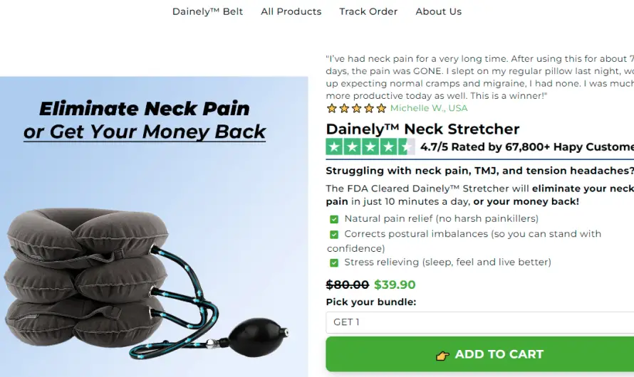 Dainely Neck Stretcher Review: Is This Neck Relief Device Truly  Effective? Check!