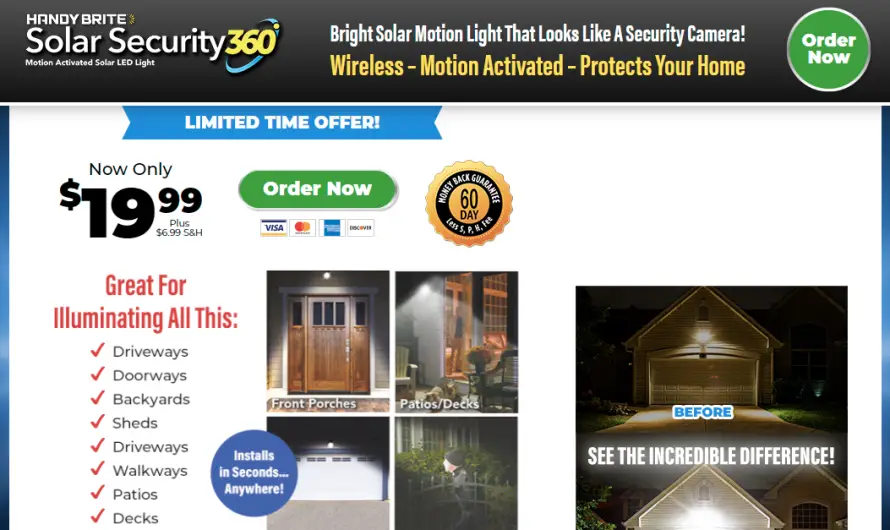 Handy Brite Solar Security 360 Review: How Effective Is This LED Light? Read To Know!