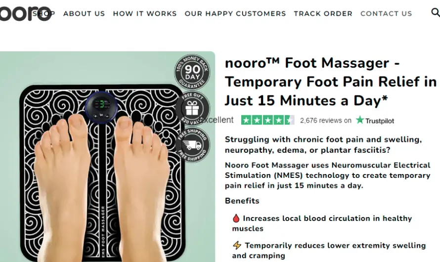 Nooro Foot Massager Review: Does This Foot Pain Reliever Truly Work? Find Out!
