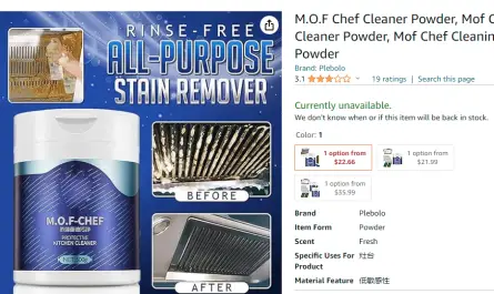 M.O.F Chef Cleaner Powder