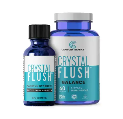Crystal Flush capsule and serum