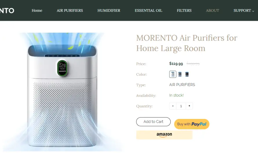 Morento Air Purifier Review: Does It Really Work Well? Read This Honest Review To Know!
