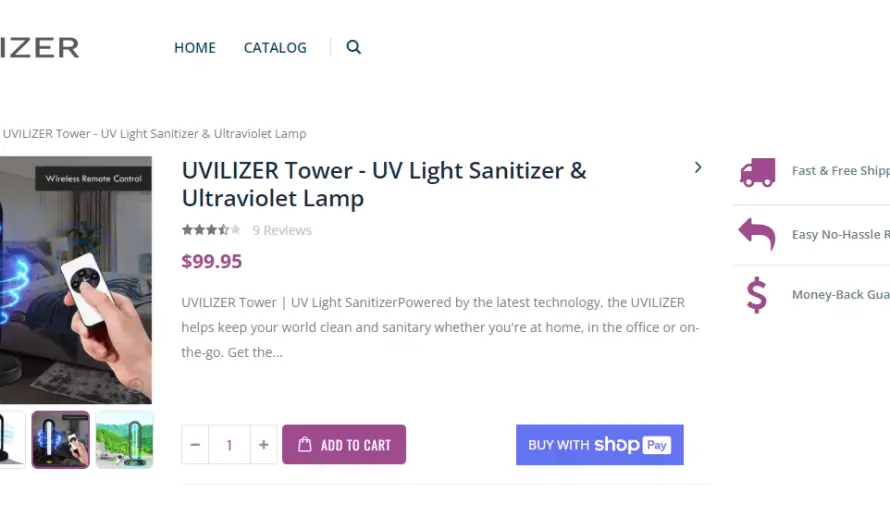 Uvlizer Tower Review: Is This UV Sterilizer Lamp Truly Worth Buying? Read To Know!